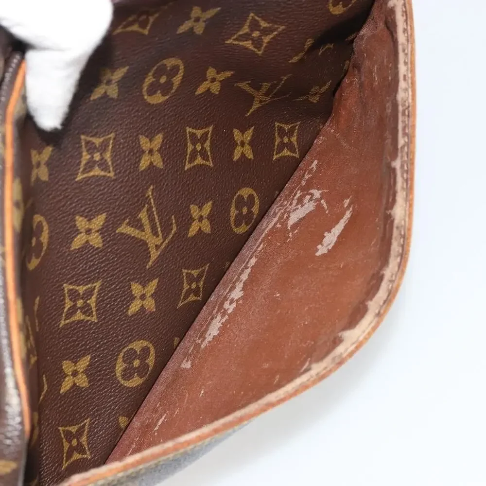 Louis Vuitton Monogram Compiegne 28 Clutch Bag Brown